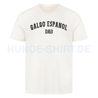 Premium T-Shirt "Galgo - DAD" Natural Raw – hunde-shirt.de