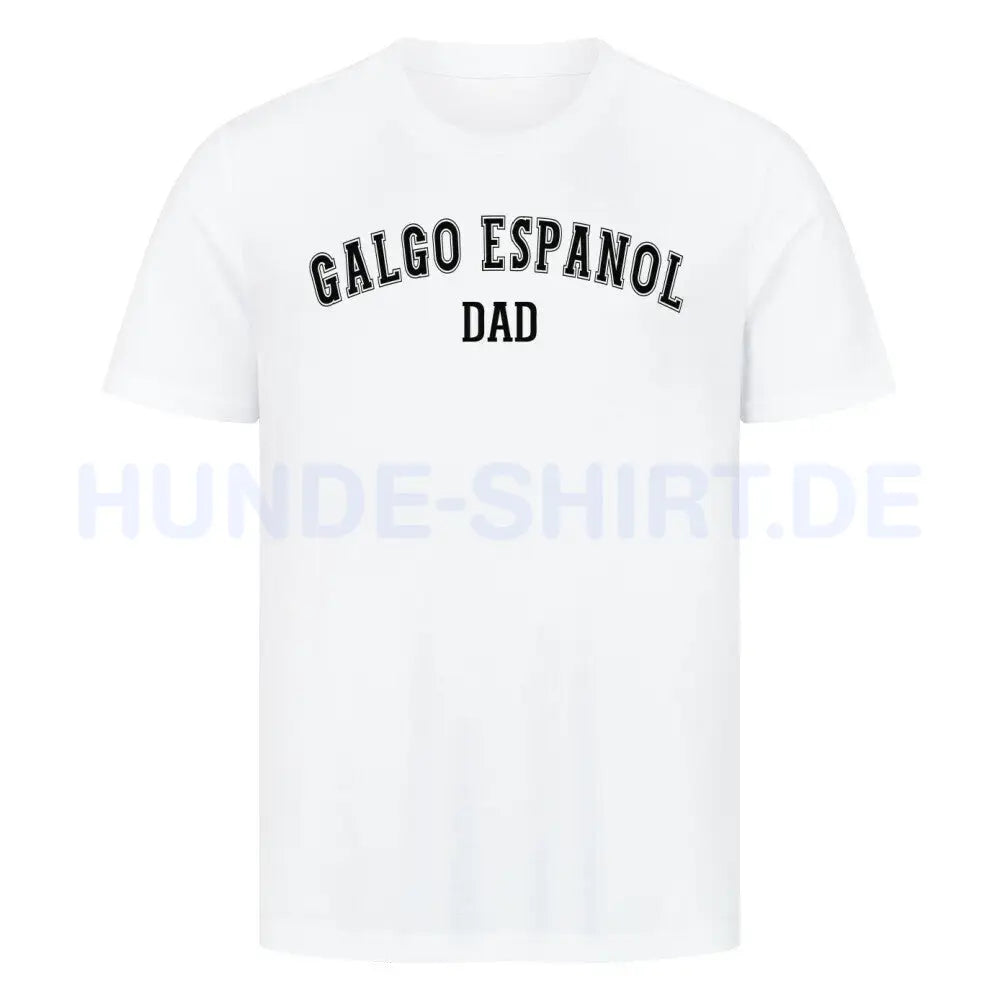 Premium T-Shirt "Galgo - DAD" Weiß – hunde-shirt.de