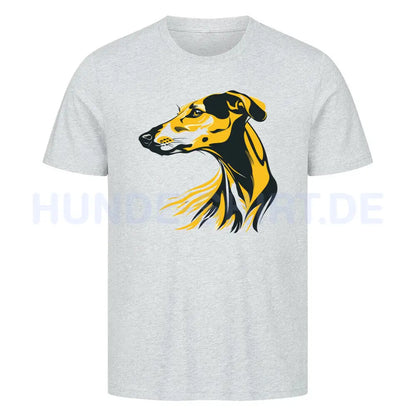 Premium T-Shirt "Galgo - Rush" Heather Grey – hunde-shirt.de