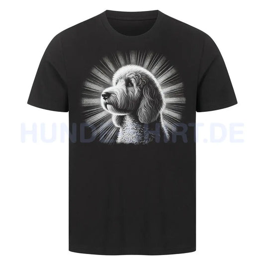 Premium T-Shirt "Golden Doodle - Shine" Schwarz – hunde-shirt.de