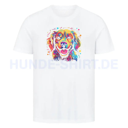 Premium T-Shirt "Goldie FUN" Weiß – hunde-shirt.de