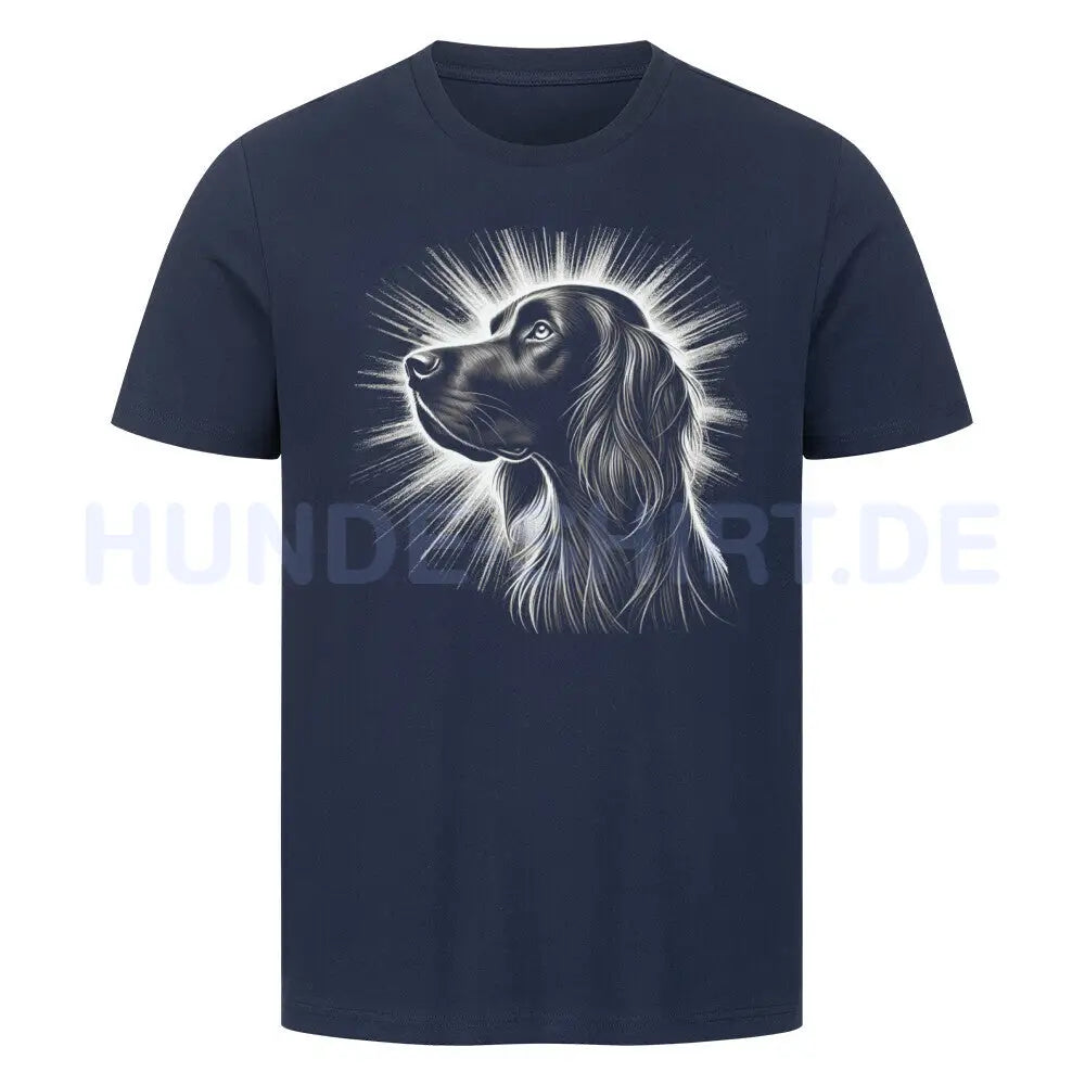 Premium T-Shirt "Gordon Setter - Shine" French Navy – hunde-shirt.de