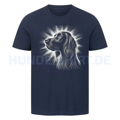 Premium T-Shirt "Gordon Setter - Shine" French Navy – hunde-shirt.de