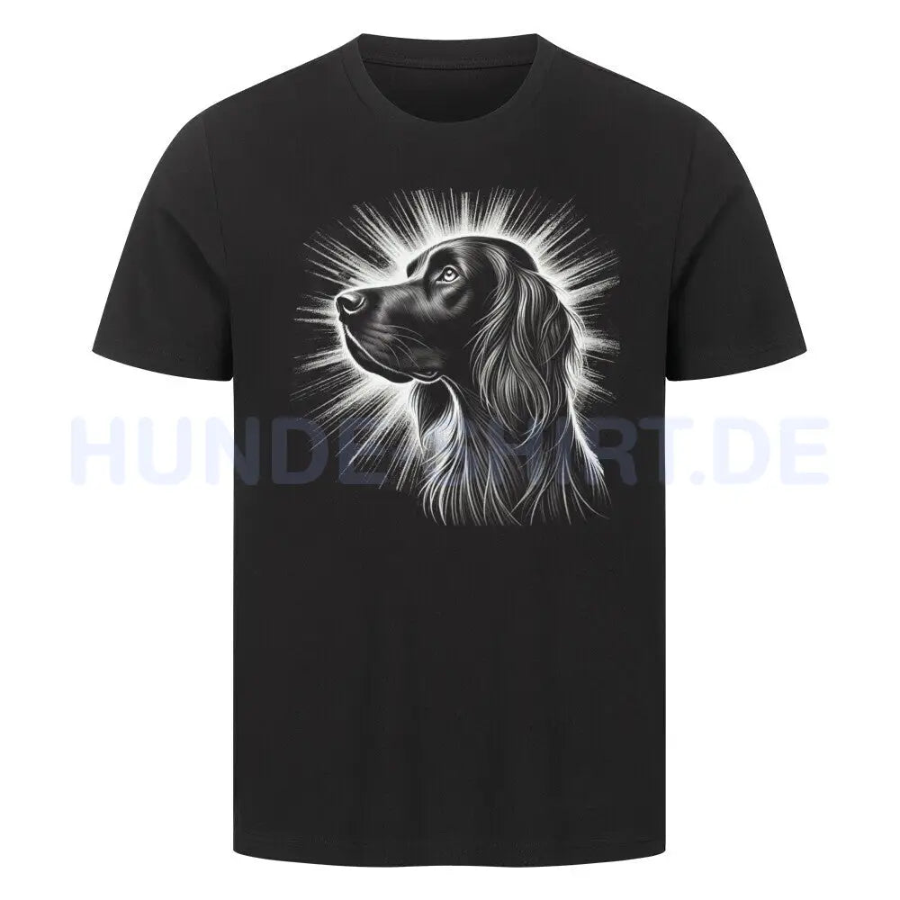 Premium T-Shirt "Gordon Setter - Shine" Schwarz – hunde-shirt.de