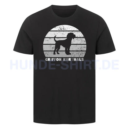 Premium T-Shirt "Griffon Korthals" Schwarz – hunde-shirt.de