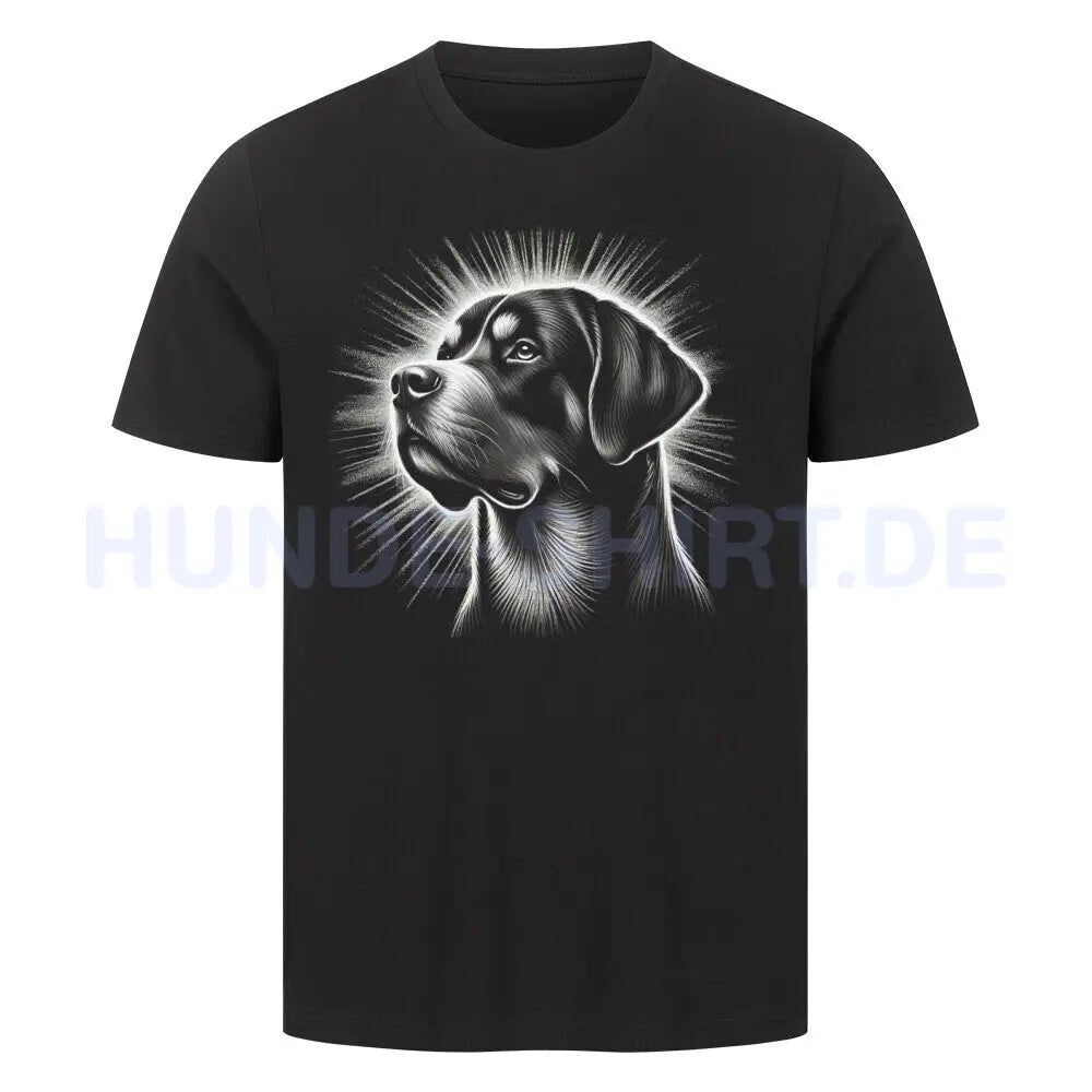 Premium T-Shirt "Großer Schweizer Sennenhund - Shine" Schwarz – hunde-shirt.de