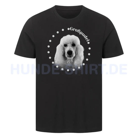 Premium T-Shirt "Großpudel / Königspudel R" Schwarz – hunde-shirt.de