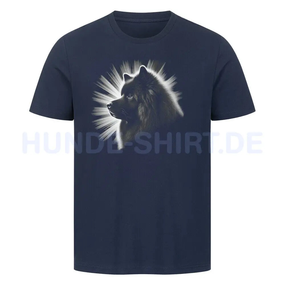 Premium T-Shirt "Großspitz - Shine" French Navy – hunde-shirt.de