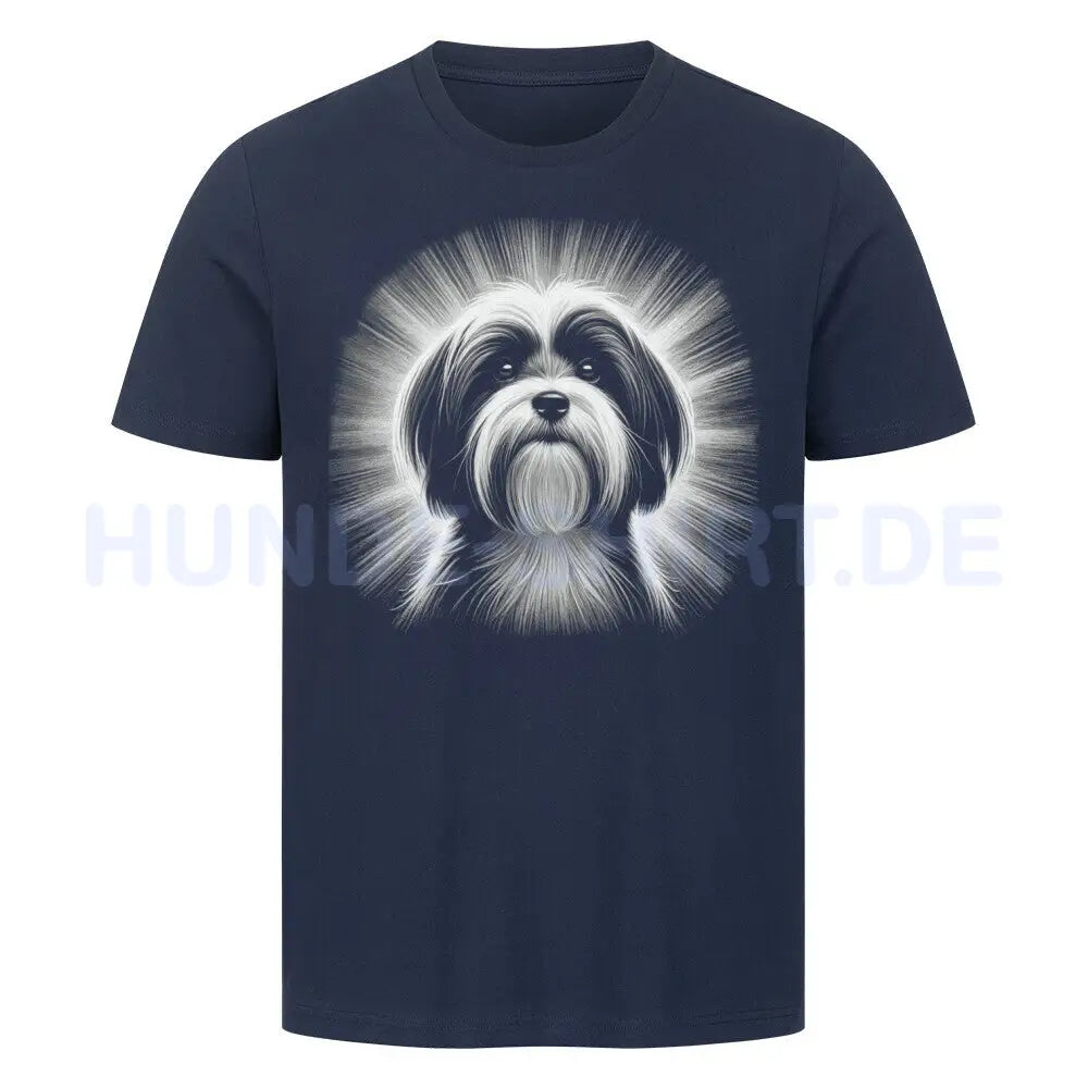 Premium T-Shirt "Havaneser - Bright" French Navy – hunde-shirt.de