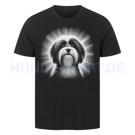 Premium T-Shirt "Havaneser - Bright" Schwarz – hunde-shirt.de