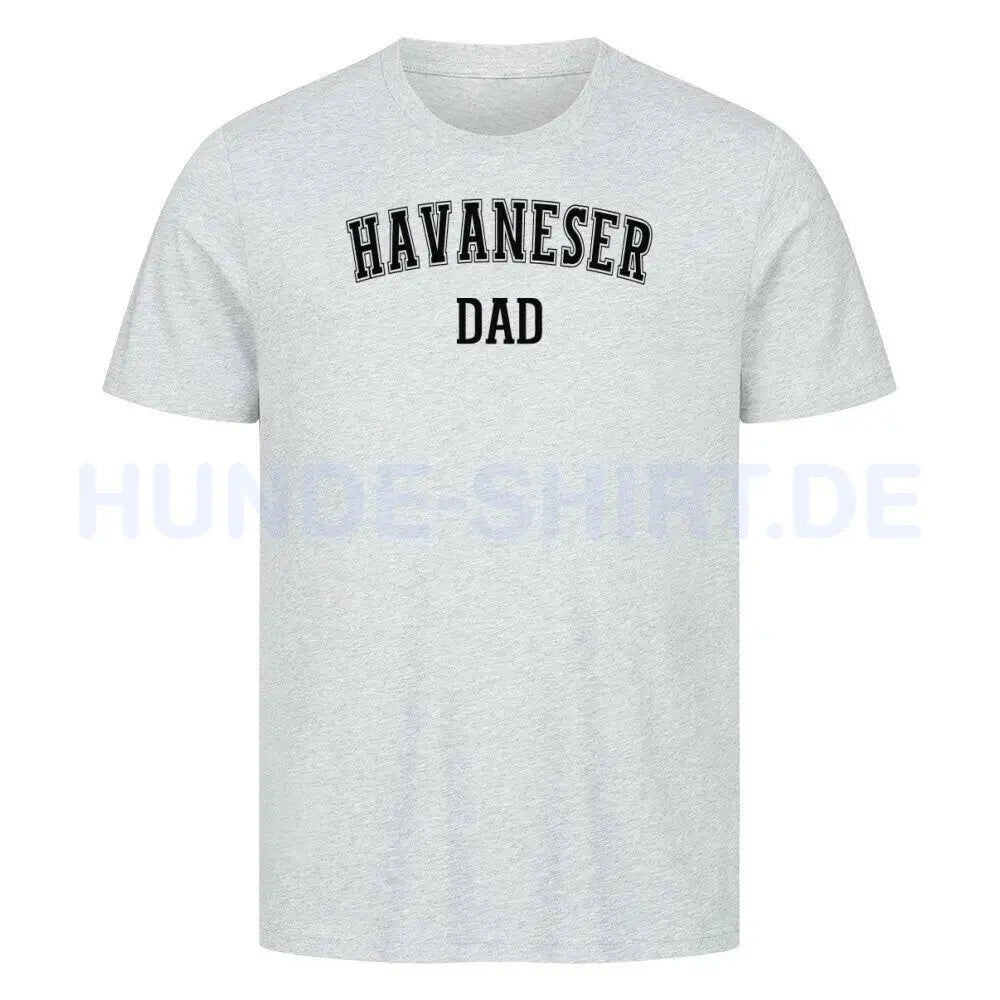 Premium T-Shirt "Havaneser - DAD" Heather Grey – hunde-shirt.de