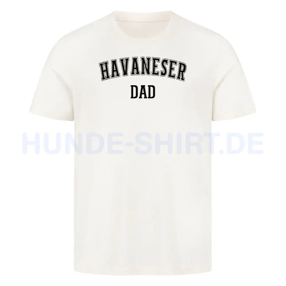 Premium T-Shirt "Havaneser - DAD" Natural Raw – hunde-shirt.de