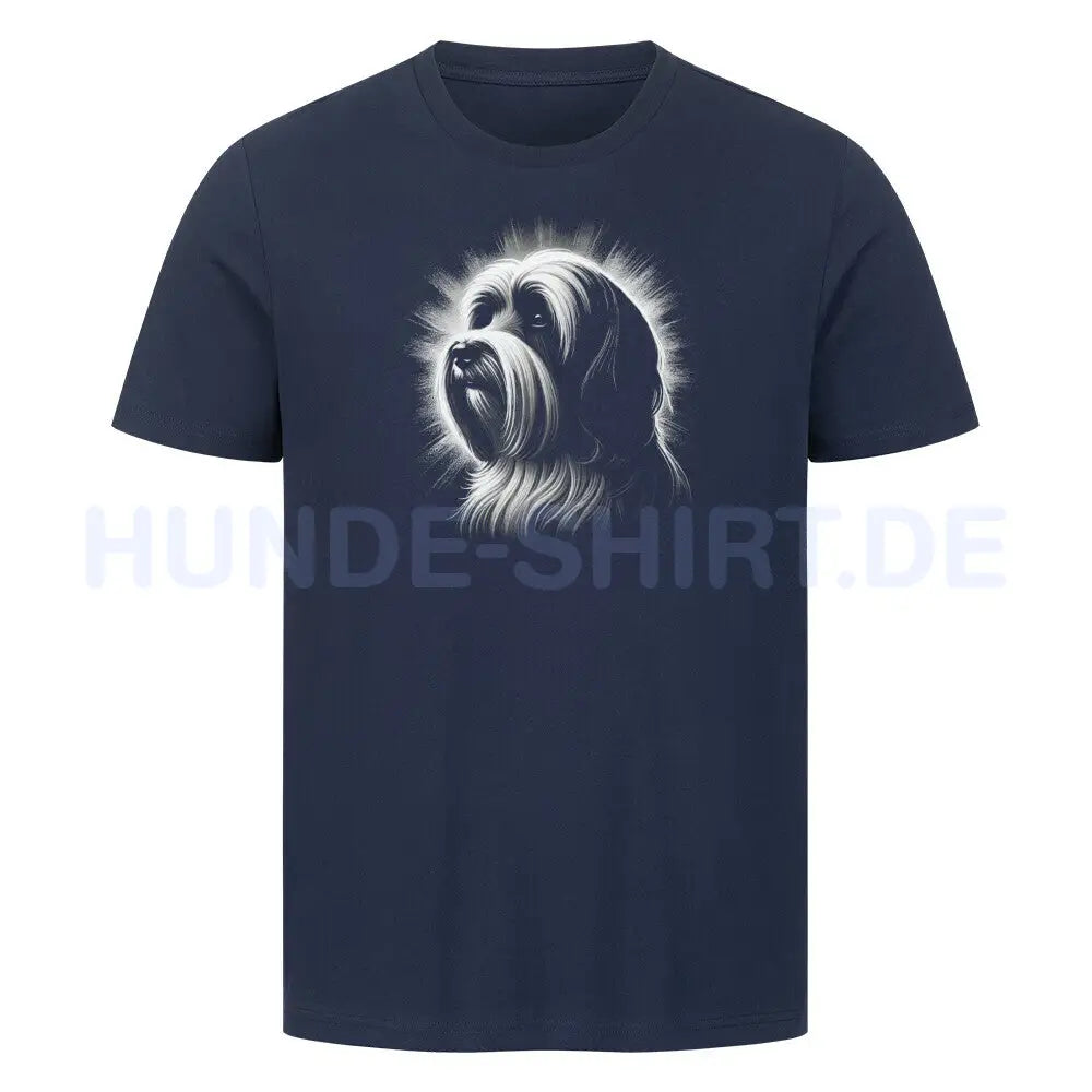 Premium T-Shirt "Havaneser Shine" French Navy – hunde-shirt.de