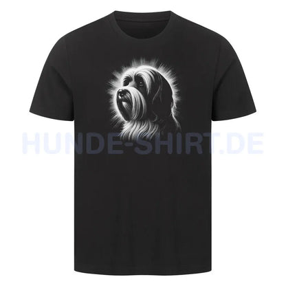 Premium T-Shirt "Havaneser Shine" Schwarz – hunde-shirt.de