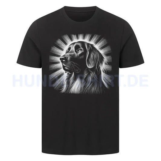 Premium T-Shirt "Hovawart - Bright" Schwarz – hunde-shirt.de