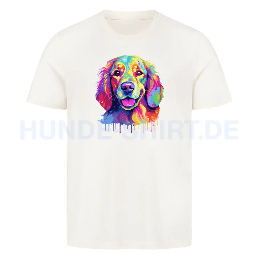 Premium T-Shirt "Hovawart - Paint" Natural Raw – hunde-shirt.de