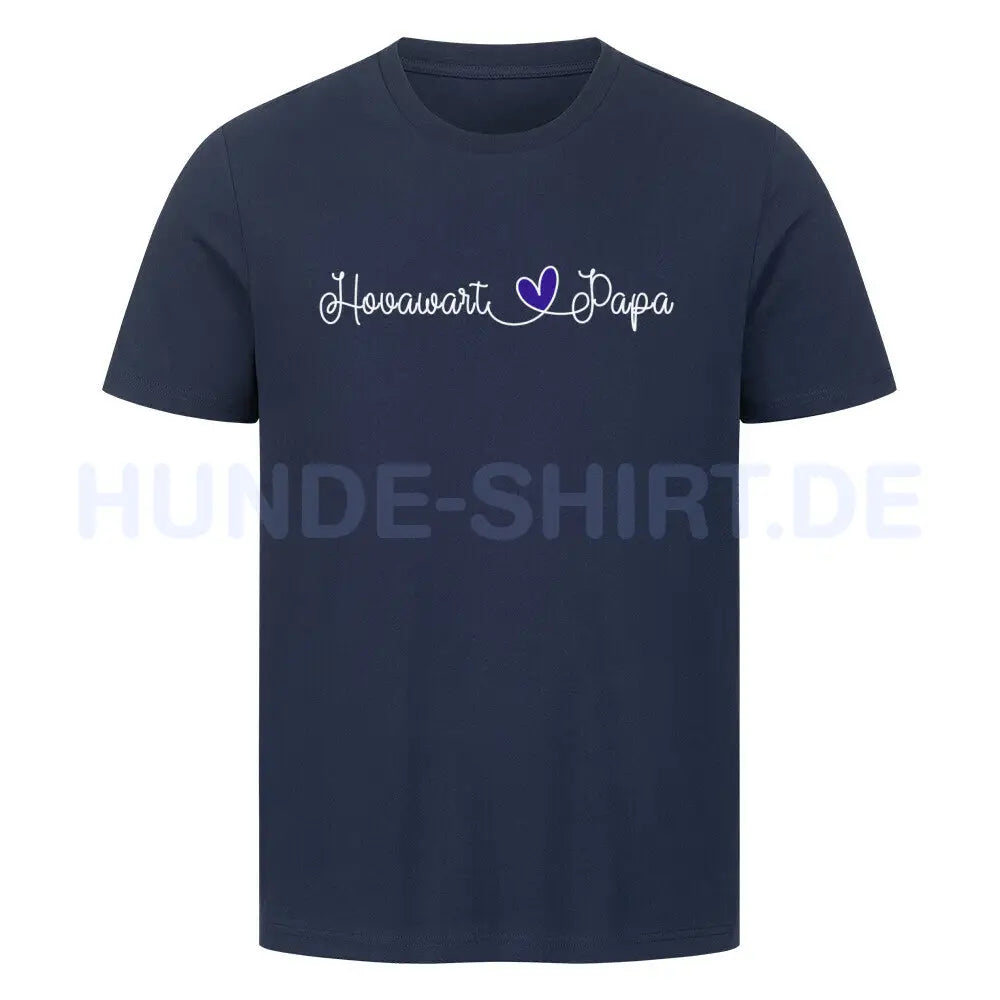 Premium T-Shirt "Hovawart - Papa" French Navy – hunde-shirt.de