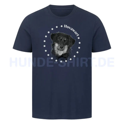 Premium T-Shirt "Hovawart R" French Navy – hunde-shirt.de