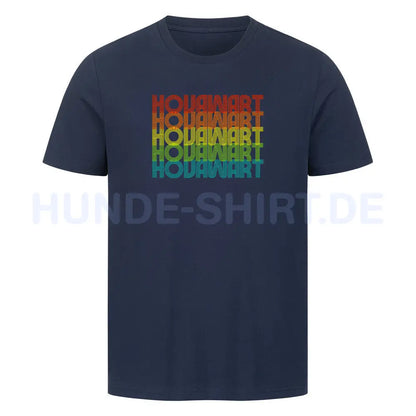 Premium T-Shirt "Hovawart - RETRO" French Navy – hunde-shirt.de