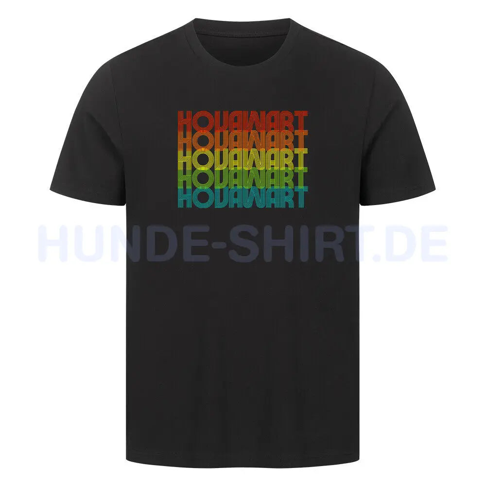 Premium T-Shirt "Hovawart - RETRO" Schwarz – hunde-shirt.de