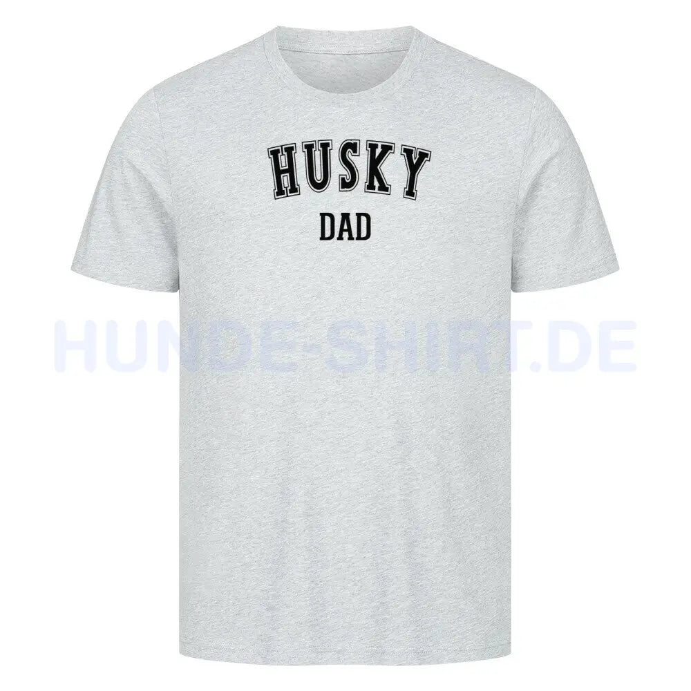 Premium T-Shirt "Husky - DAD" Heather Grey – hunde-shirt.de