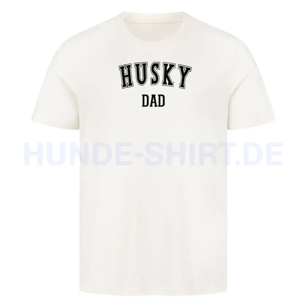 Premium T-Shirt "Husky - DAD" Natural Raw – hunde-shirt.de