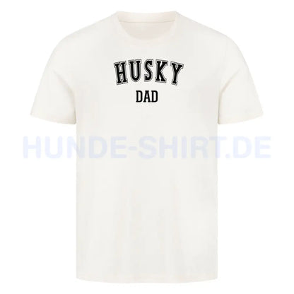 Premium T-Shirt "Husky - DAD" Natural Raw – hunde-shirt.de