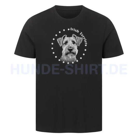 Premium T-Shirt "Irish Terrier LOOK" Schwarz – hunde-shirt.de