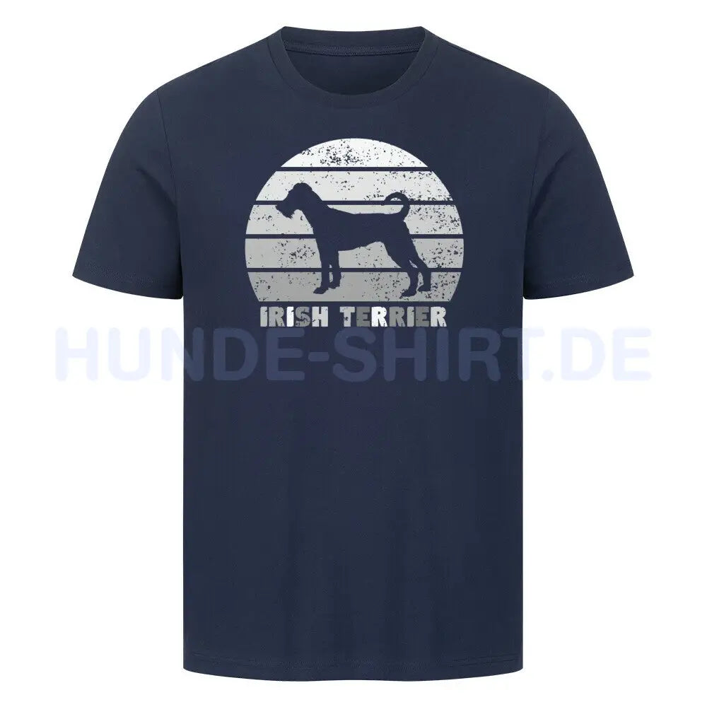 Premium T-Shirt "Irish Terrier" French Navy – hunde-shirt.de