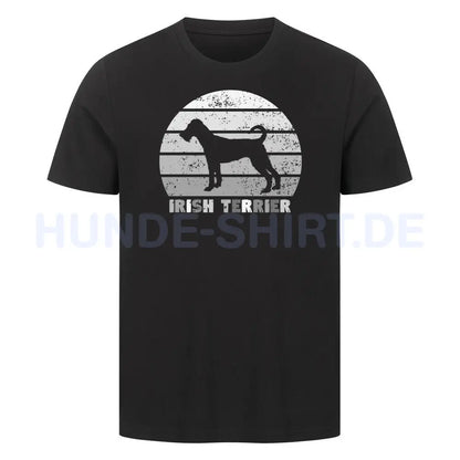 Premium T-Shirt "Irish Terrier" Schwarz – hunde-shirt.de