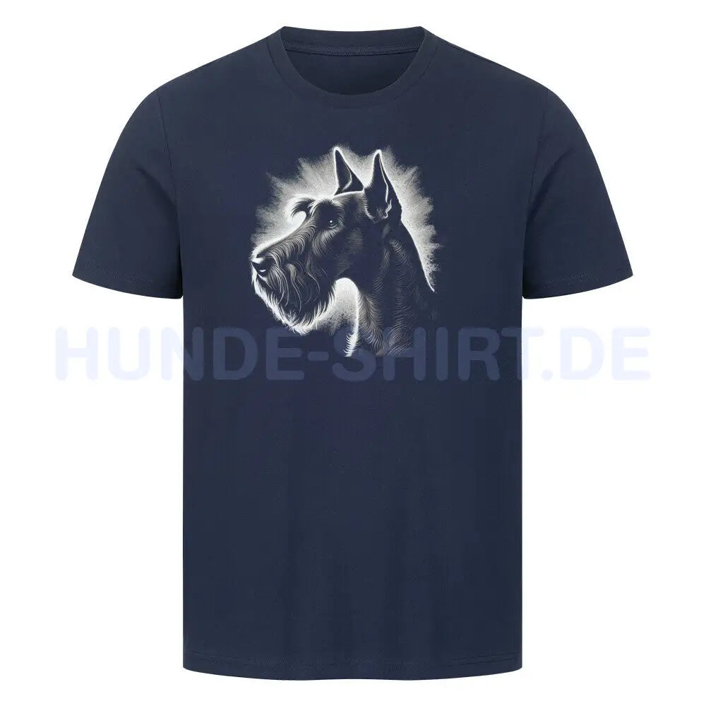 Premium T-Shirt "Irish Terrier - Shine" French Navy – hunde-shirt.de