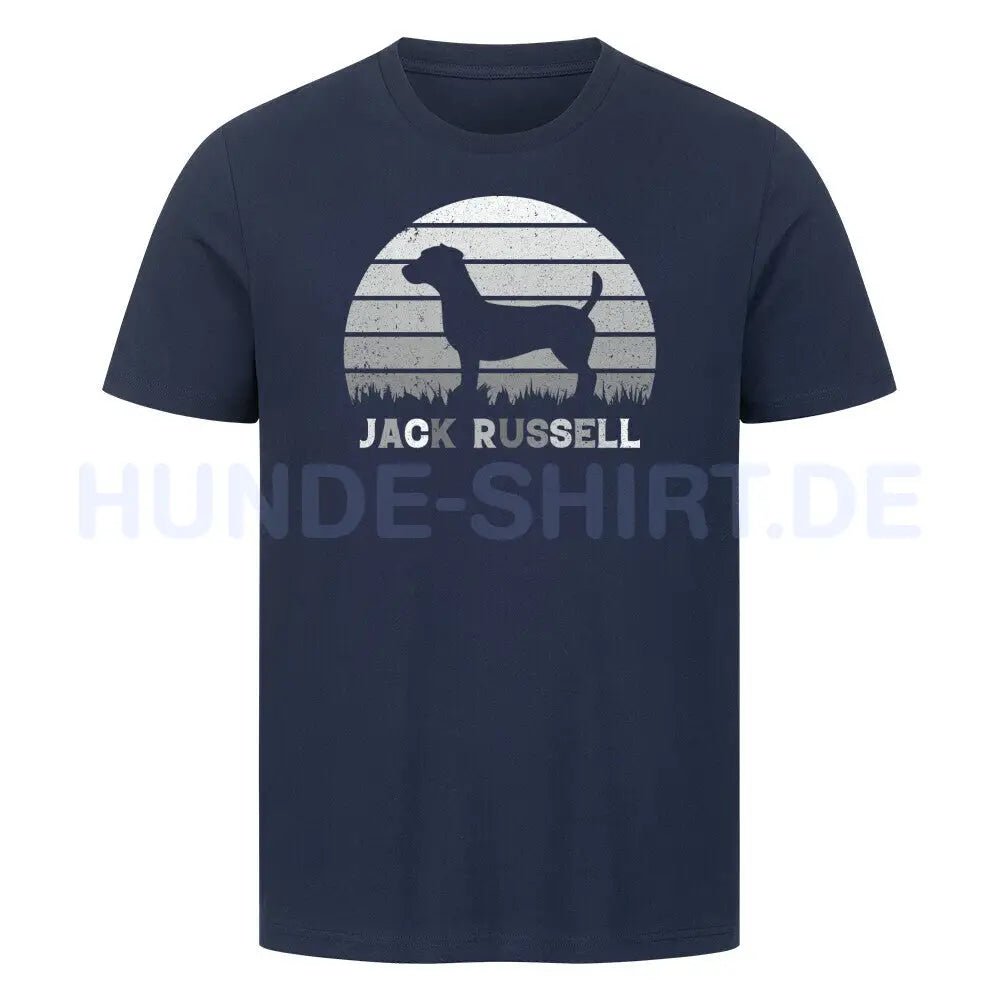 Premium T-Shirt "Jack Russell Terrier S" French Navy – hunde-shirt.de