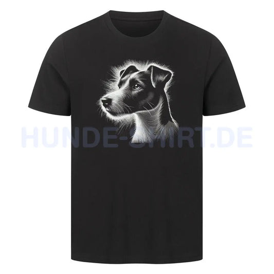 Premium T-Shirt "Jack Russell Terrier Shine" Schwarz – hunde-shirt.de