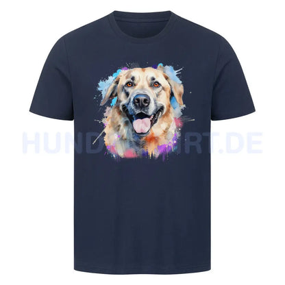 Premium T-Shirt "Kangal - Paint" French Navy – hunde-shirt.de