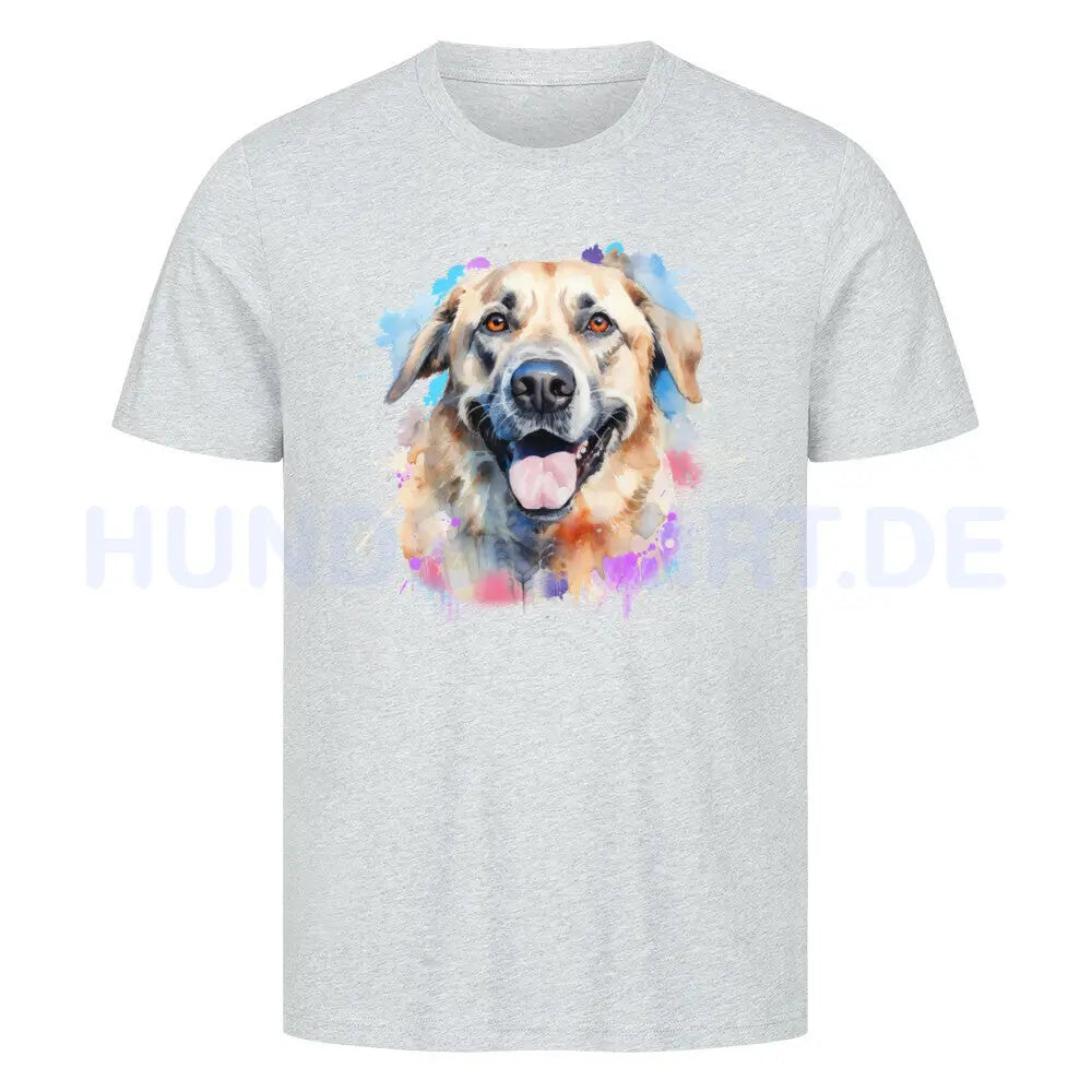 Premium T-Shirt "Kangal - Paint" Heather Grey – hunde-shirt.de