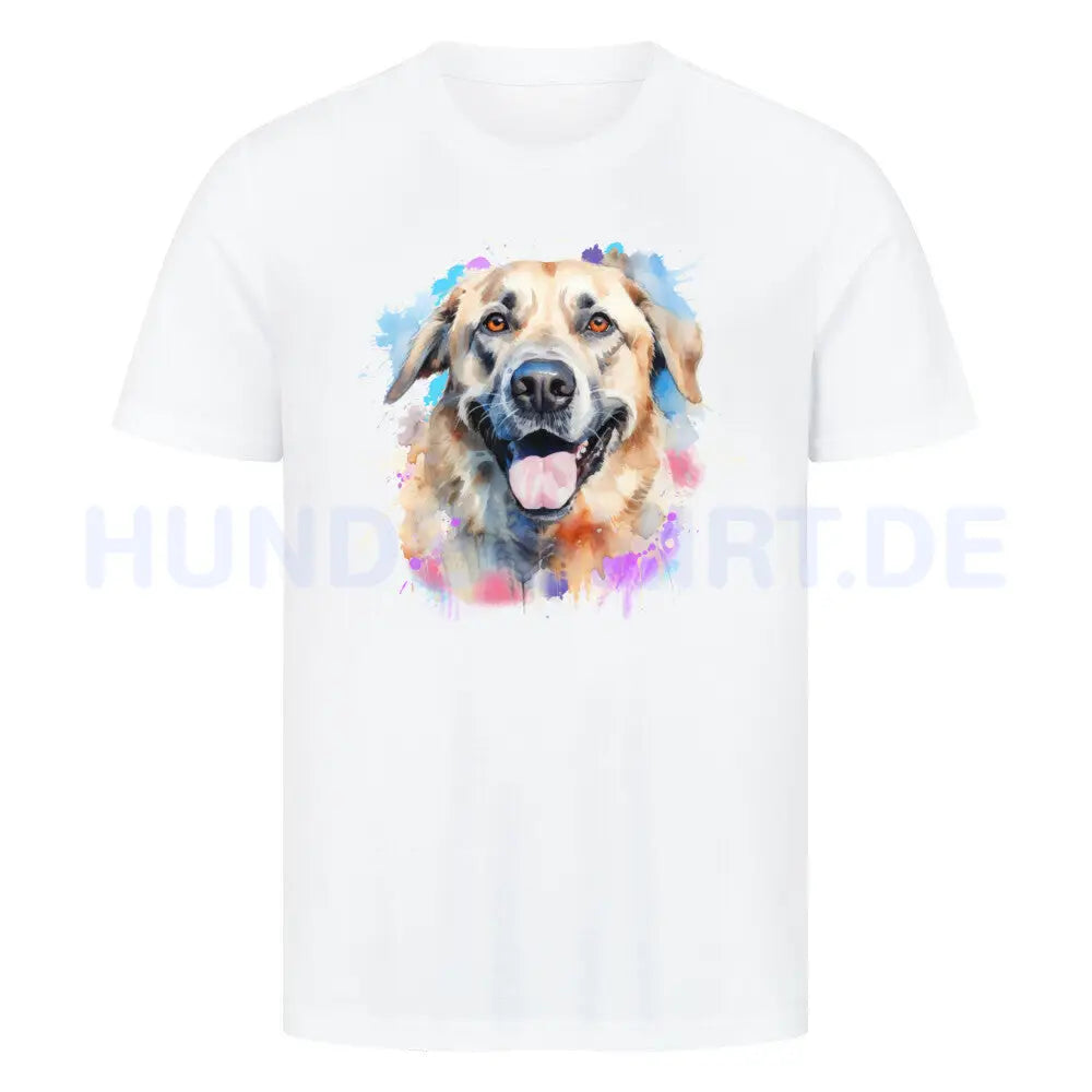 Premium T-Shirt "Kangal - Paint" Weiß – hunde-shirt.de