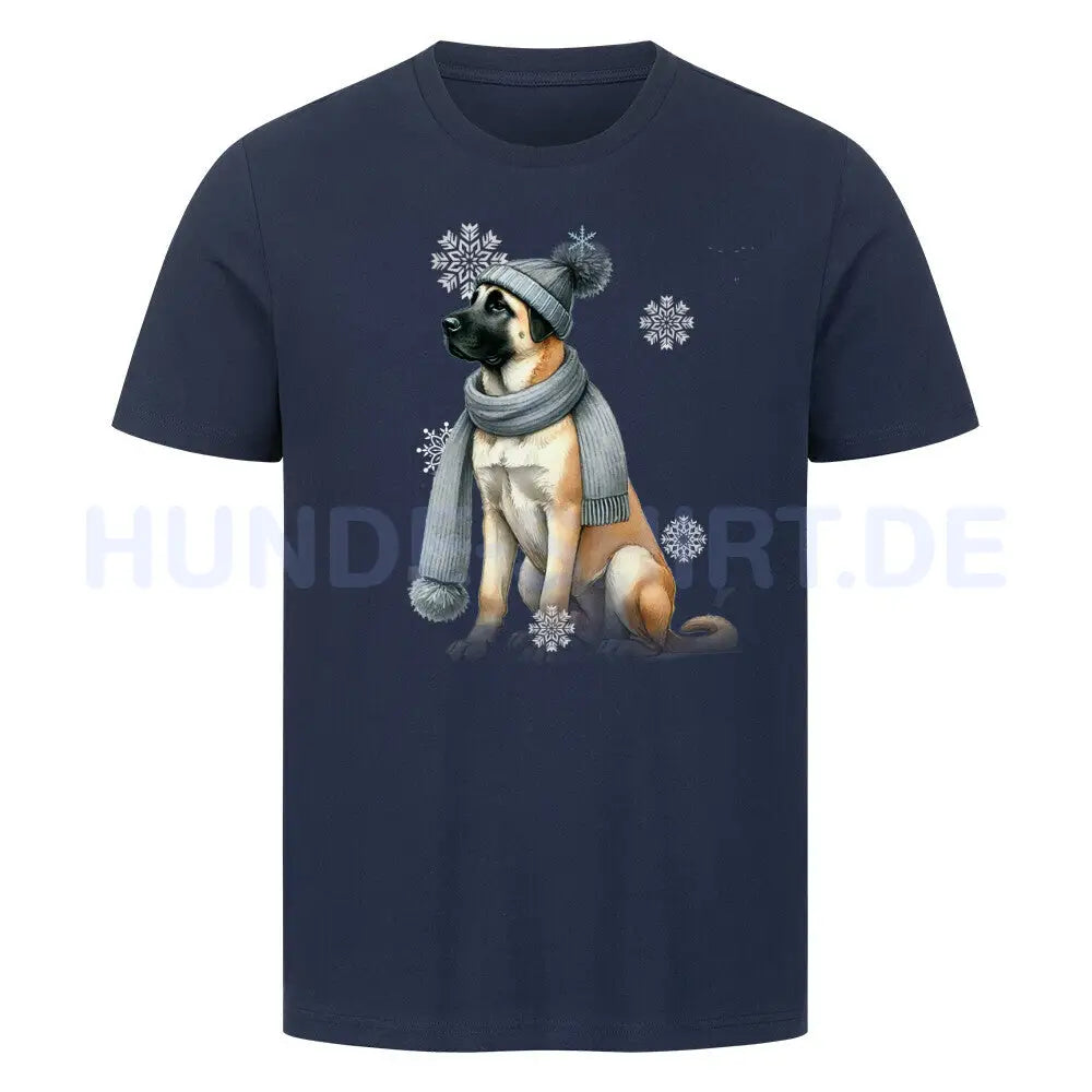 Premium T-Shirt "Kangal Winter" French Navy – hunde-shirt.de