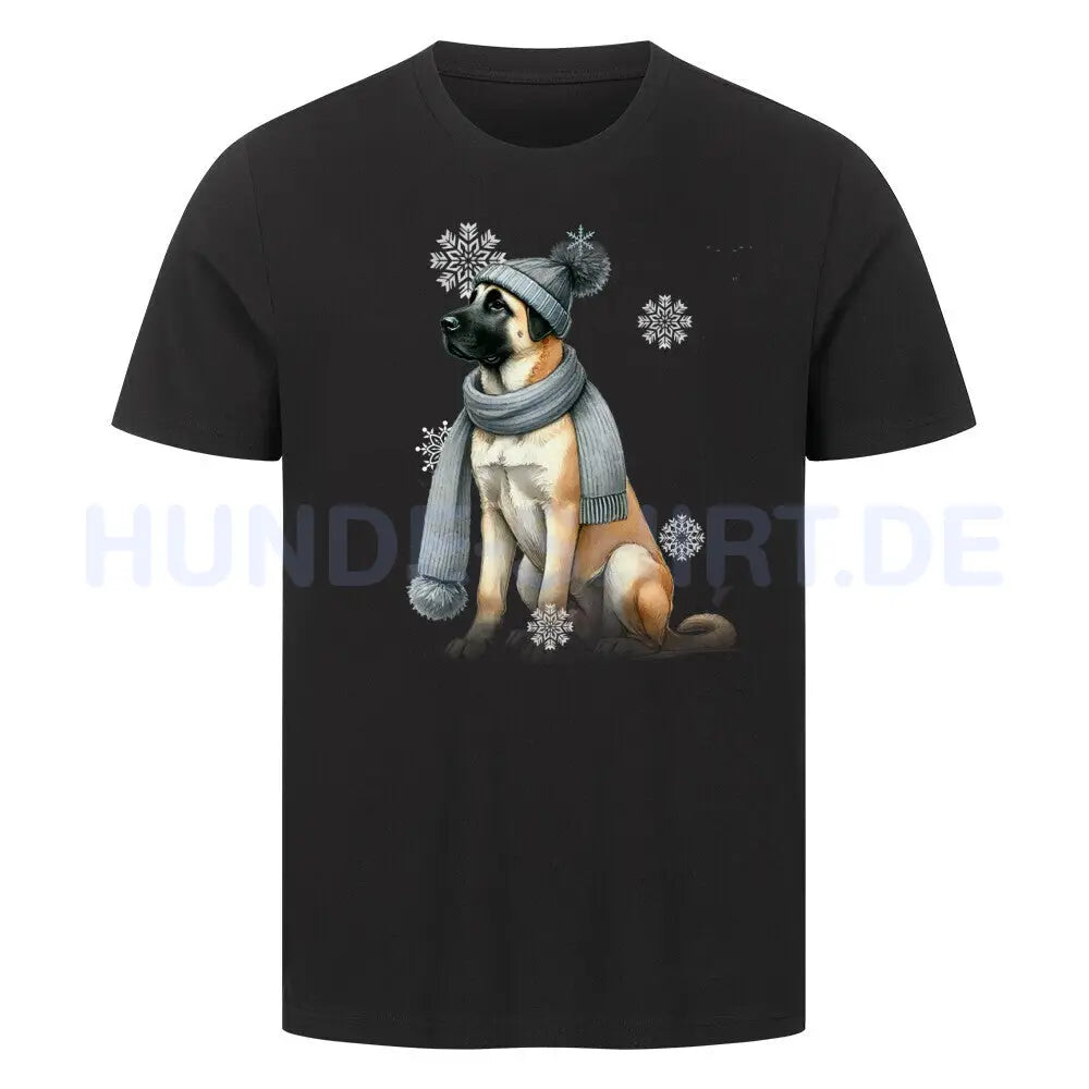 Premium T-Shirt "Kangal Winter" Schwarz – hunde-shirt.de