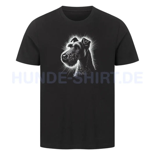 Premium T-Shirt "Kerry Blue Terrier - Shine" Schwarz – hunde-shirt.de