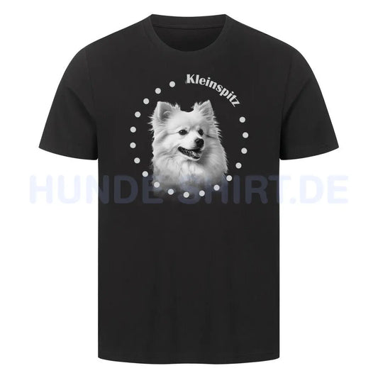 Premium T-Shirt "Kleinspitz R" Schwarz – hunde-shirt.de