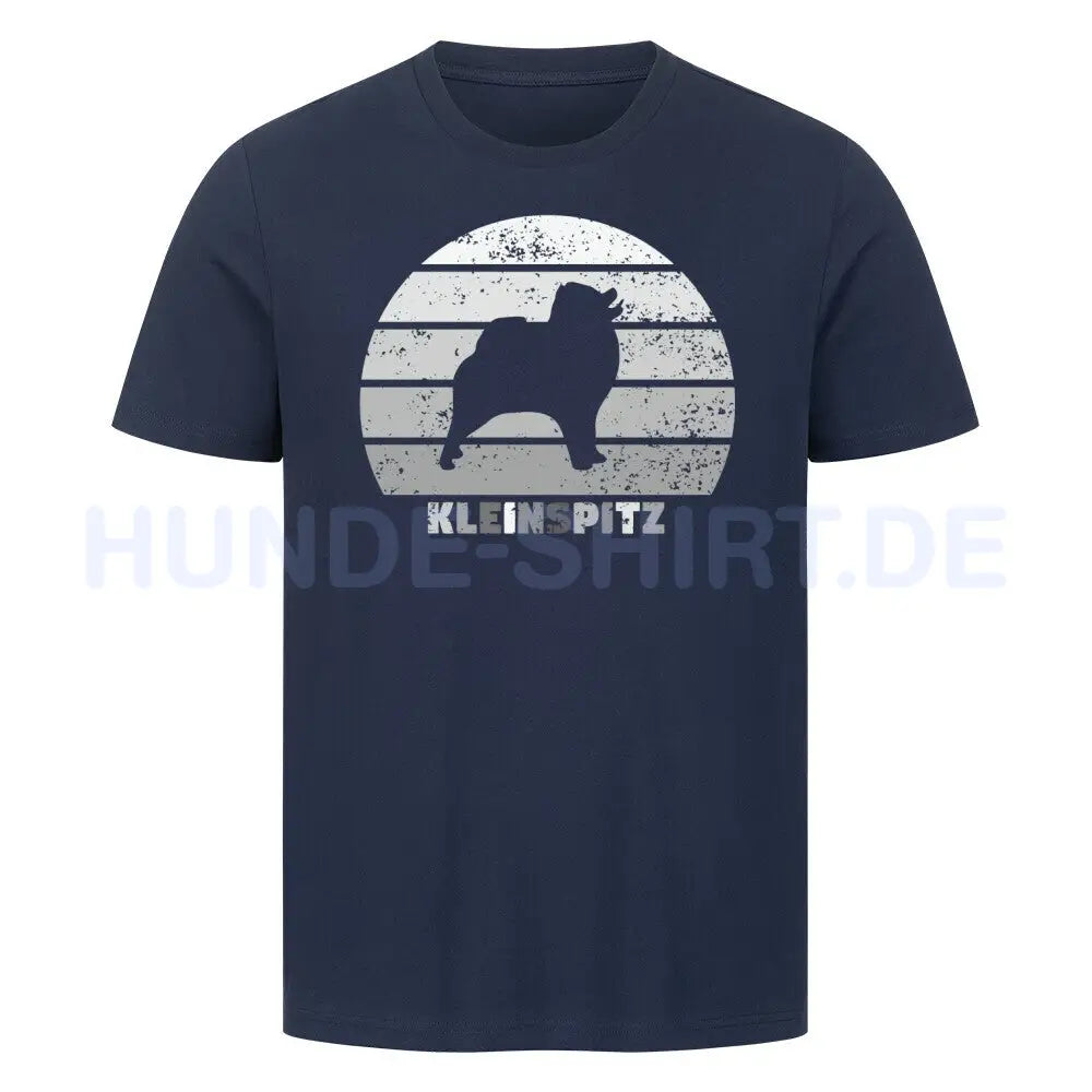 Premium T-Shirt "Kleinspitz" French Navy – hunde-shirt.de