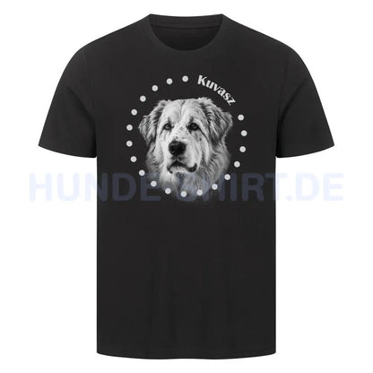 Premium T-Shirt "Kuvasz R" Schwarz – hunde-shirt.de