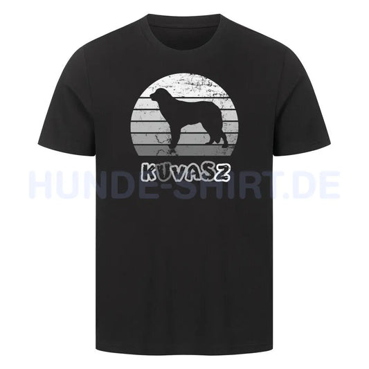 Premium T-Shirt "Kuvasz" Schwarz – hunde-shirt.de