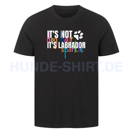 Premium T-Shirt "Labrador - Dog hair..." Schwarz – hunde-shirt.de