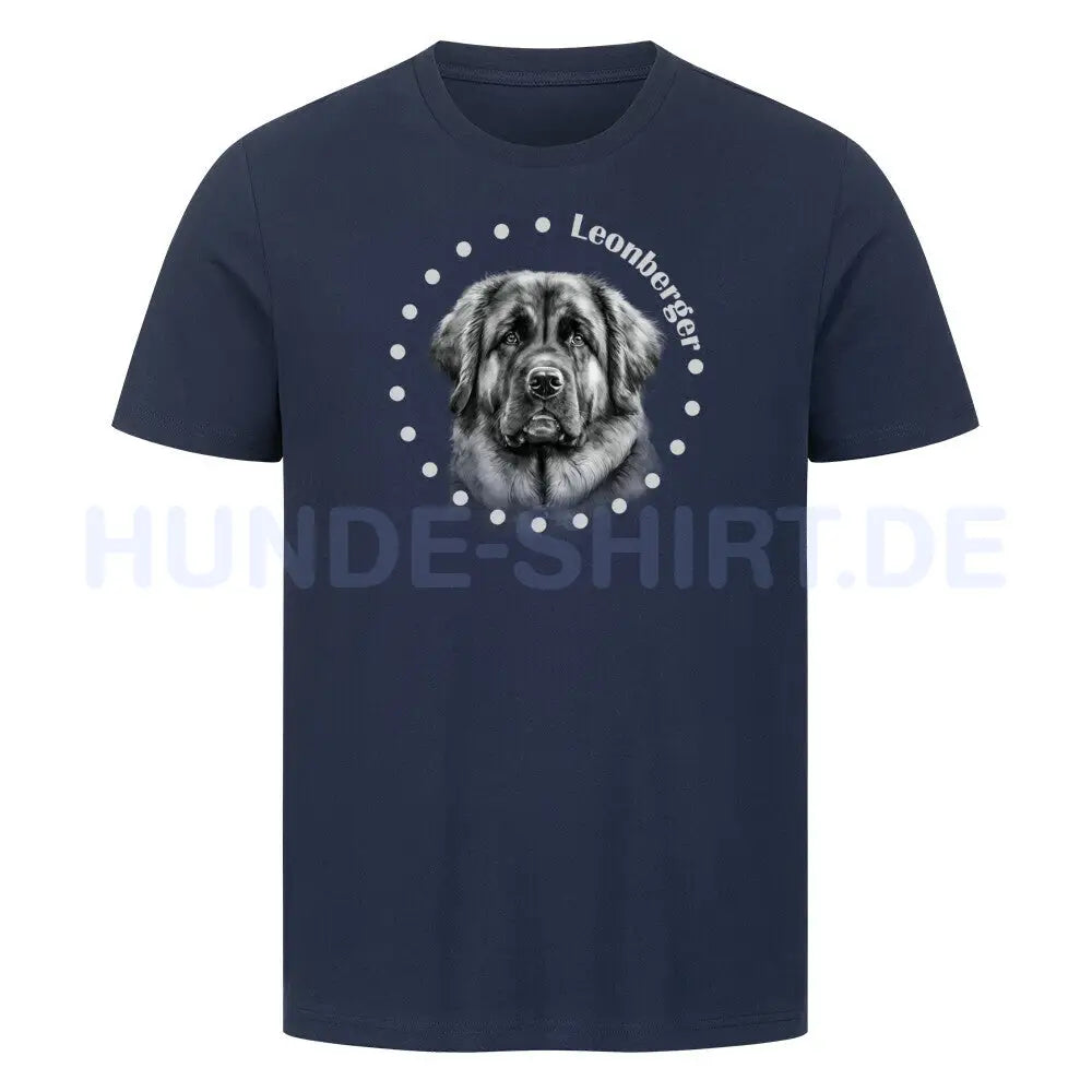 Premium T-Shirt "Leonberger R" French Navy – hunde-shirt.de