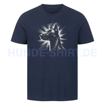 Premium T-Shirt "Malinois - Shine" French Navy – hunde-shirt.de