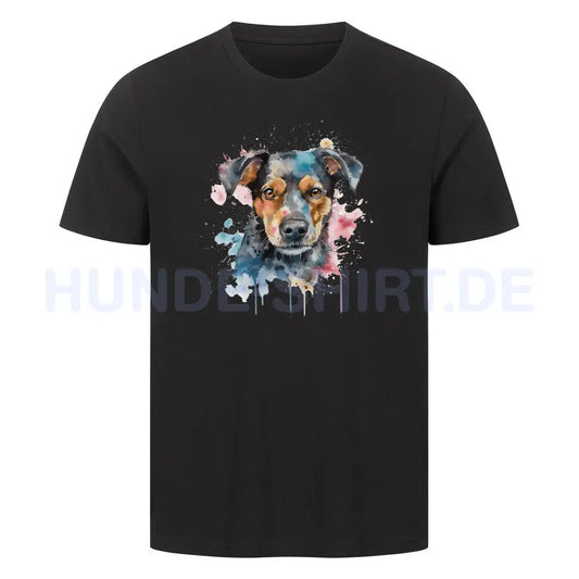 Premium T-Shirt "Manchester Terrier - Paint" Schwarz – hunde-shirt.de