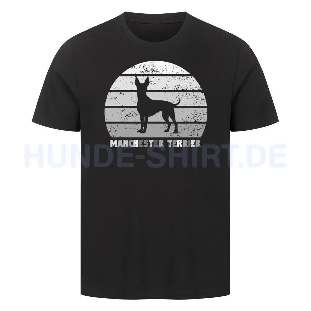 Premium T-Shirt "Manchester Terrier" Schwarz – hunde-shirt.de