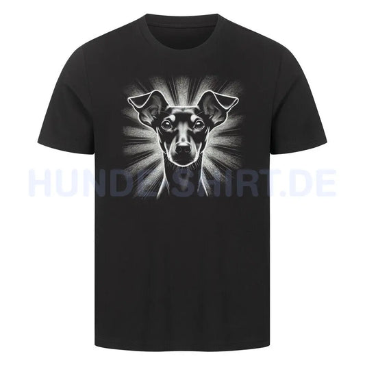 Premium T-Shirt "Manchester Terrier - Shine 2" Schwarz – hunde-shirt.de