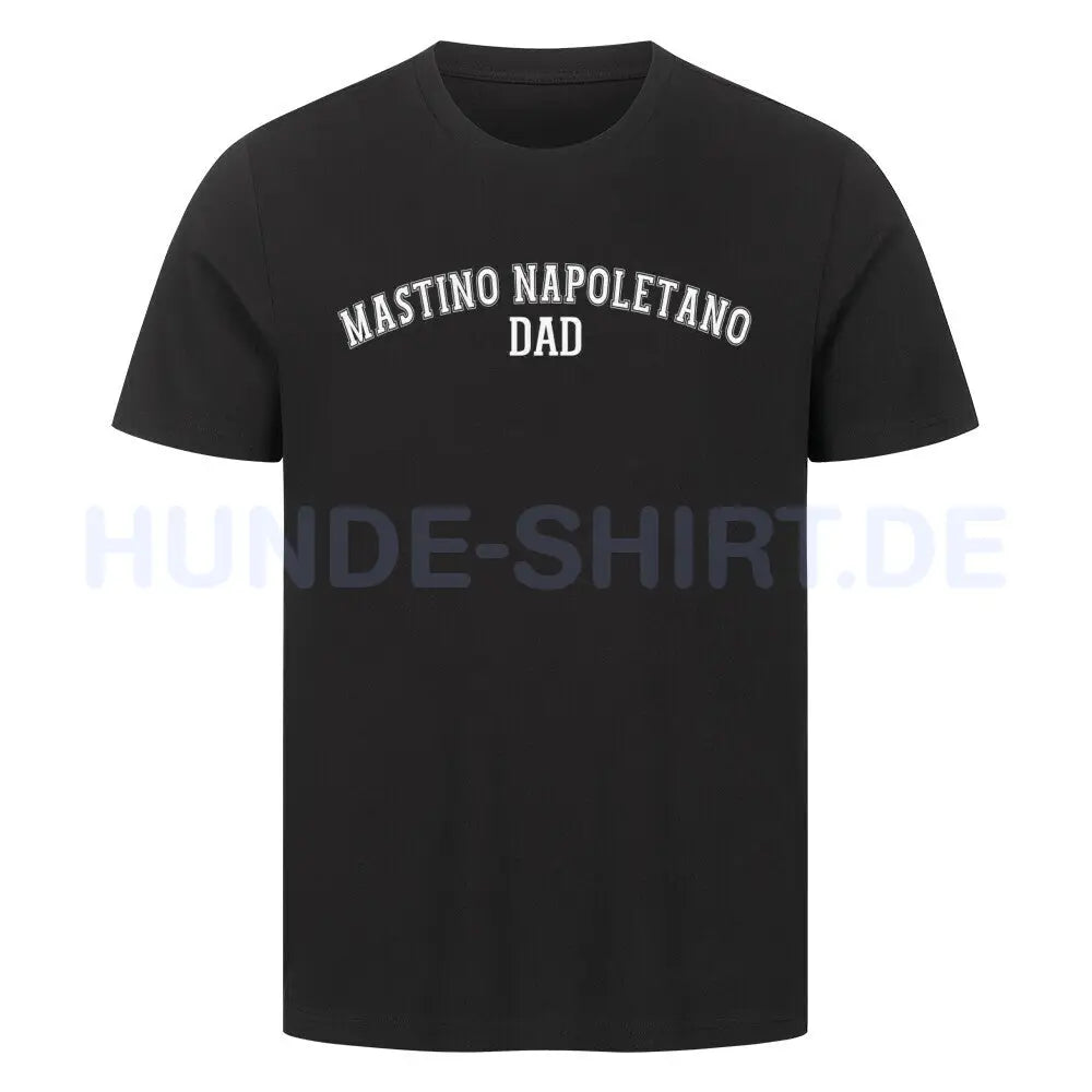 Premium T-Shirt "Mastino - DAD" Schwarz – hunde-shirt.de